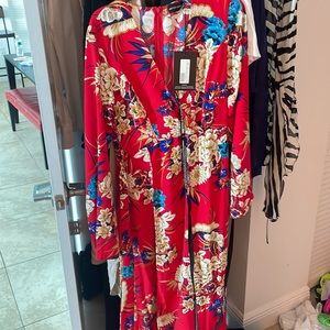Pretty little thing maxi kimono dress!
